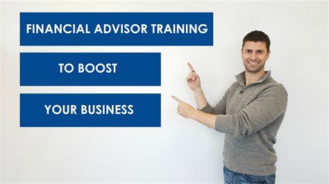 sales training for financial advisors